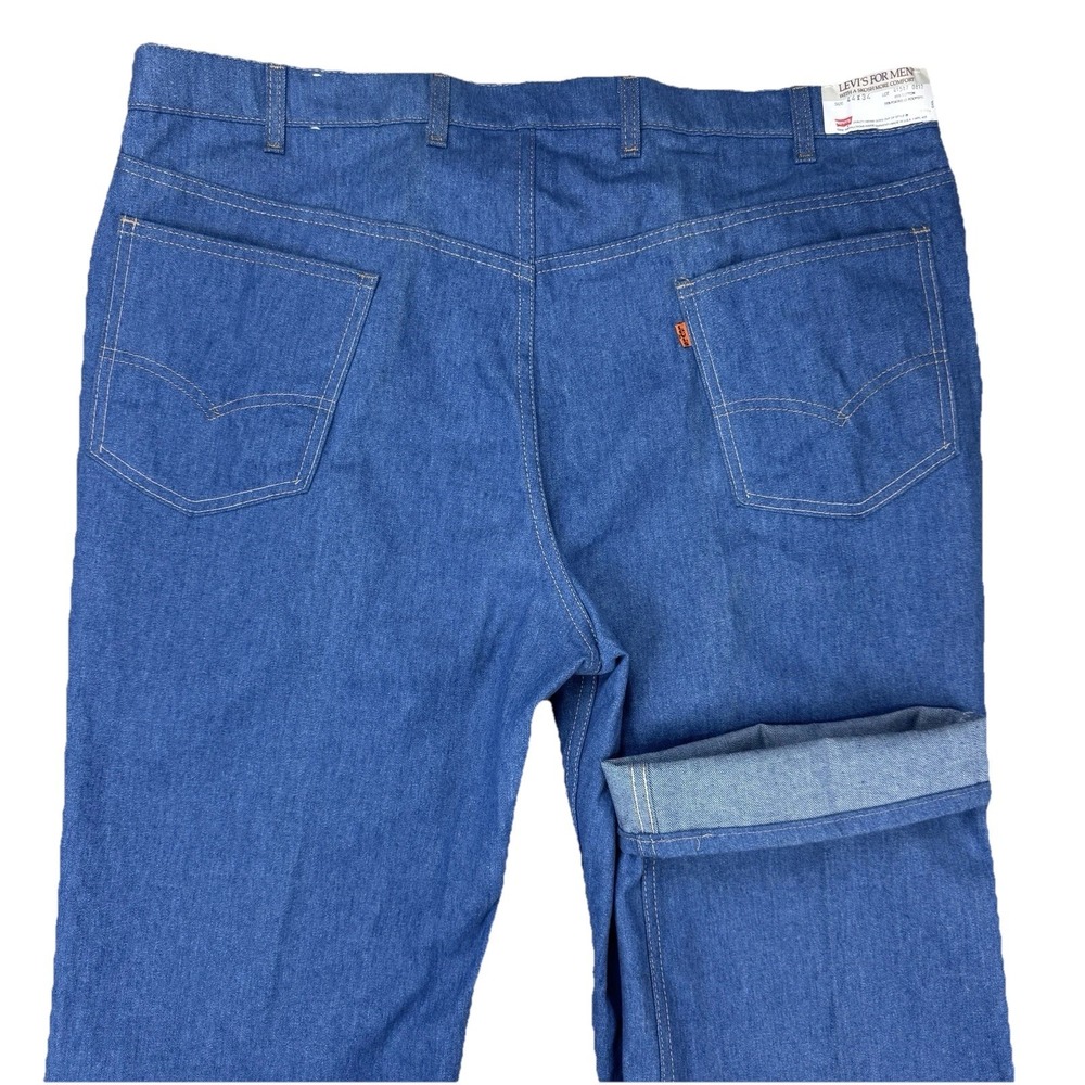VTG 70s-80s Levi's for Men 41547 Orange Tab USA Made Regular Fit Jeans 44x34